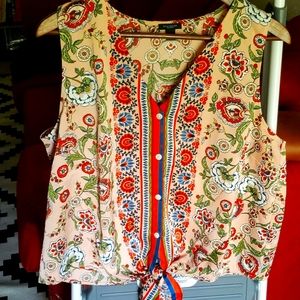 Anne Taylor Women's sleeveless blouse, size L